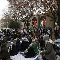 Skup podrške Palestini ispred izraelske ambasade u Vašingtonu