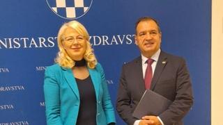 Ambasadorica Kovačević-Bajtal i ministar Beroš: Memorandum o saradnji u zdravstvu potpisati na državnom nivou