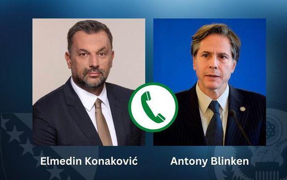 Konaković i Blinken: Telefonski razgovarali - Avaz