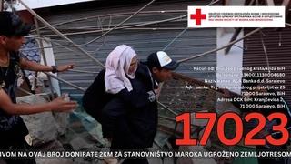Društvo Crvenog križa BiH aktiviralo humanitarni broj za stanovništvo Maroka