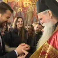 Milatović prisustvovao liturgiji u Podgorici, Joanikije poručio: Želimo da dužnost obavljate uspješno