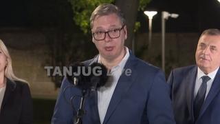 Vučić nakon sastanka s rukovodstvom RS: Moramo po svaku cijenu zadržati mir