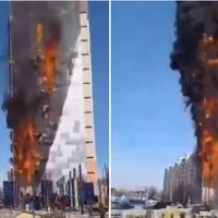 Video / Strašan požar u Rusiji, vatra je za nekoliko minuta "progutala" neboder