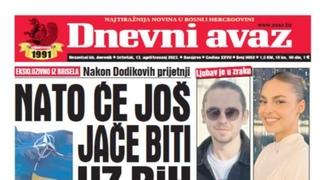 Danas u "Dnevnom avazu" čitajte: NATO će još jače biti uz BiH