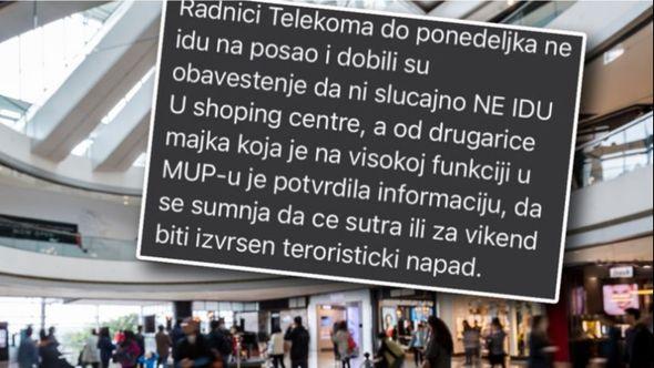 Planirani napadi u tržnim centrima u Srbiji - Avaz