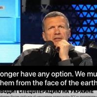 Putinov propagandista: Nemamo više opcija, moramo ih izbrisati s lica Zemlje
