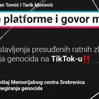 Memorijalni centar Srebrenica predstavio izvještaj o govoru mržnje i negiranju genocida na TikToku