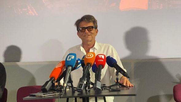 Dragan Bjelogrlić na današnjoj press konferenciji - Avaz