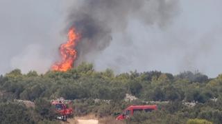 Požar na Čiovu: 150 vatrogasaca na terenu