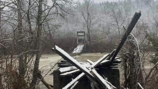 Srušio se most u Rudom zbog obilnih padavina
