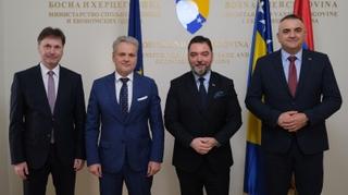 Ministri Košarac, Minić i Hrnjić razgovarali sa Satlerom