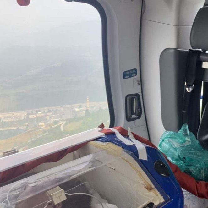 Helikopterom hitno prevezli bebu iz Sarajeva u Beograd 