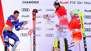 Zenhaeusern beats Greek skier Ginnis to win World Cup slalom