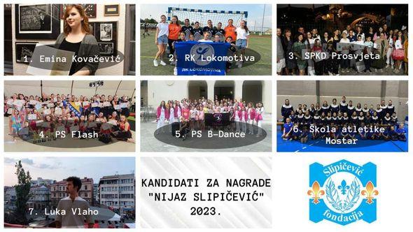 Kandidati za nagradu ''Nijaz Slipičević'' 2023. - Avaz