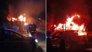 Foto + video / Haos u Binježevu: Eksplodirala kuća, policija, vatrogasci i hitna na terenu