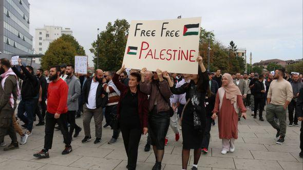 Priština: Protest podrške Palestini - Avaz