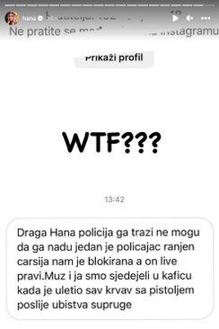Objava Hane Hadžiavdagić - Avaz