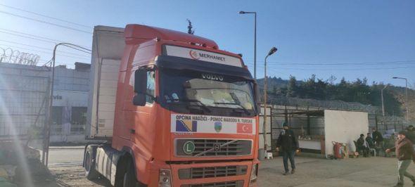 Kamion koji je stigao u Tursku  - Avaz