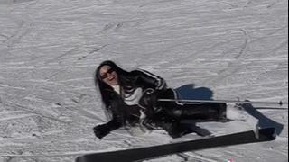 Seka Aleksić pokazala kako se snalazi na skijama