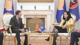 Predsjednica Kosova Osmani razgovarala s turskim ambasadorom Angilijem