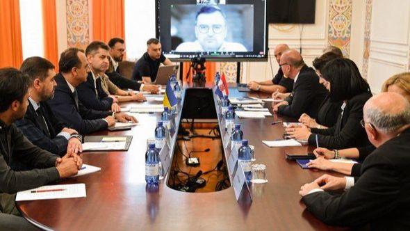 Sastank ukrajinske i hrvatske strane - Avaz