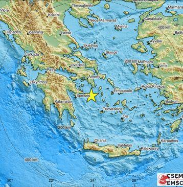 Jak zemljotres pogodio jug Grčke - Avaz