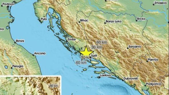 Zemljotres kod Trogira - Avaz