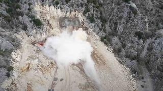 Video / Projekt vrijedan 25 miliona KM: Minirano brdo za tunel iznad Mostara