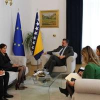 Konaković razgovarao sa šeficom Ureda Vijeća Evrope u Sarajevu Bojanom Urumovom