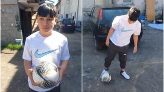Video / Sin rahmetli Nazifa Mujića dobio loptu, kopačke i majicu, pogledajte sreću na licu ovog dječaka!