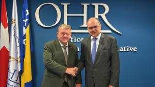 Šmit i ministar vanjskih poslova Danske razgovarali o aktuelnoj političkoj i sigurnosnoj situaciji u BiH