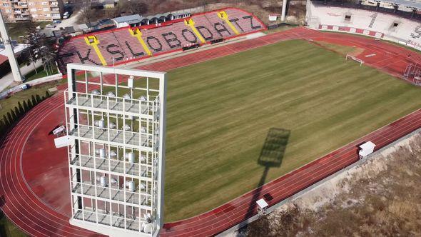 Stadion Slobode sniman iz zraka - Avaz