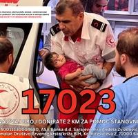 Pokrenut humanitarni broj 17023 za pomoć stanovništvu Gaze