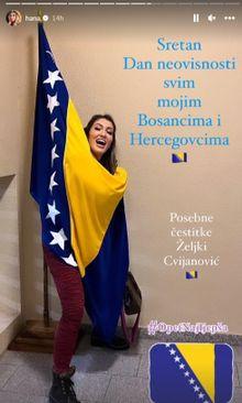 Hadžiavdagić: Čestitala svim Bosancima i Hercegovcima - Avaz