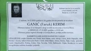 Crno jutro u BiH: U stravičnoj nesreći poginuo mladić Kerim Ganić (18), njegov drug lakše povrijeđen