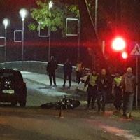 Nesreća na ulazu u Bihać: Sudarili se motocikl i automobil, policija na terenu