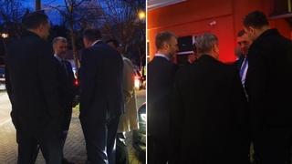 O čemu su lideri trojke i Dodik pričali ispred zgrade HDZ-a nakon sastanka?