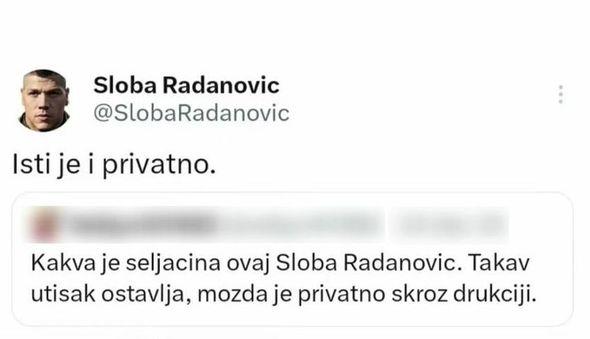 Tvit Slobe Radanovića - Avaz