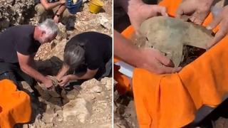 Arheolozi na Pelješcu iskopali grčko-ilirsku kacigu