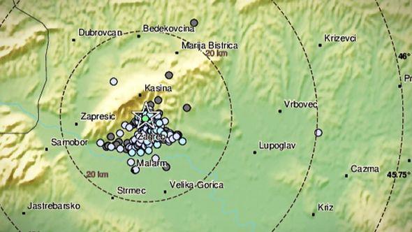 Slab zemljotres u Hrvatskoj - Avaz