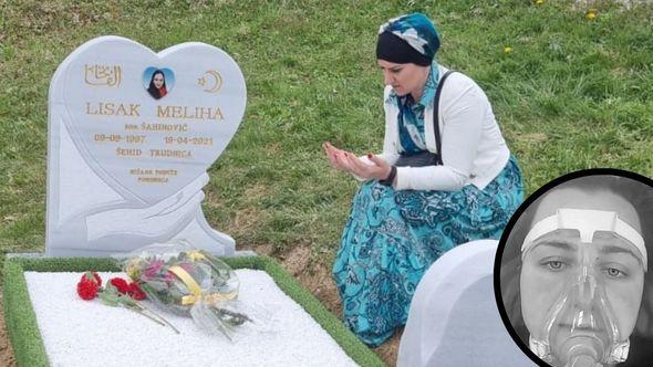 Zikreta Mujdžić pored mezara kćerke Melihe: Kazna je mala, a nisu samo oni odgovorni  - Avaz