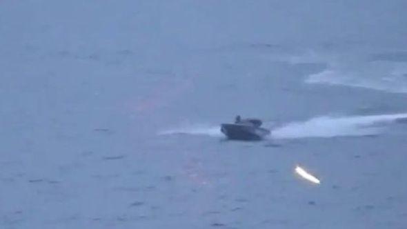 Snimak napada na ruski brod - Avaz