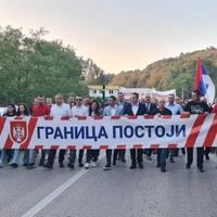 Protesti pristalica SNSD-a kod Doboja: "RS je uz predsjednika Dodika"