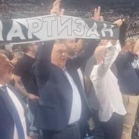 Dodik uživao na košarkaškoj utakmici u Beogradu: Svim srcem uz Partizan 
