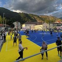 Mirza Teletović otvorio košarkaški teren u Jablanici