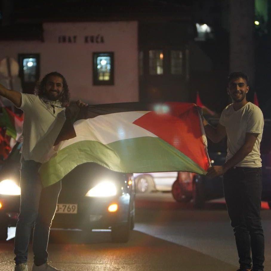 Kolona vozila prodefilovala Sarajevom u znak podrške Palestini