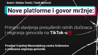 Memorijalni centar Srebrenica predstavio izvještaj o govoru mržnje i negiranju genocida na TikToku