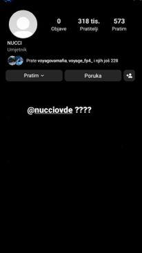 Izgled Nuccijevog Instagrama - Avaz