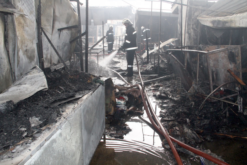 Nakon što je ugašen požar Gradskoj pijaci u Tuzli