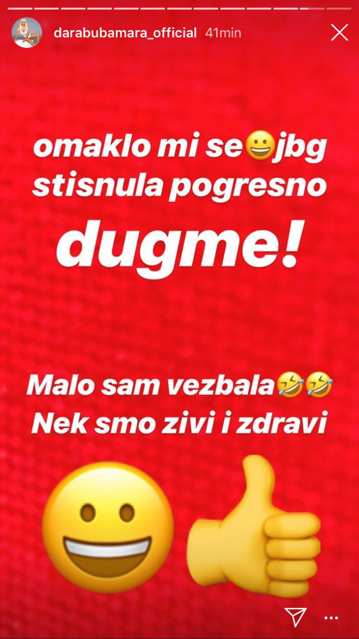 Dara objavila stori na Instagramu - Avaz, Dnevni avaz, avaz.ba